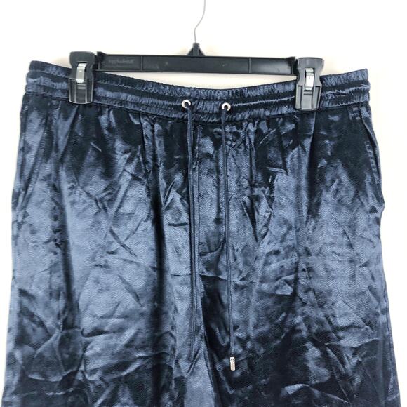 SCOTCH & SODA Women's Jacquard Elastic Shorts Large Blue Night Drawstring NWT - Picture 8 of 14